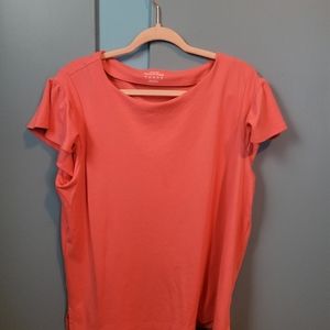 Lands end top - Coral